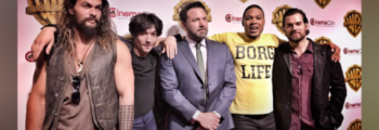 Zack Snyder Vero post a photo of JL male cast on CinemaCon