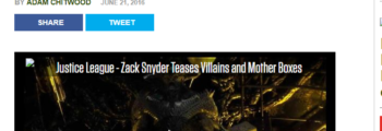 “Justice League’ Villains and Mother Boxes Teased by Zack Snyder
