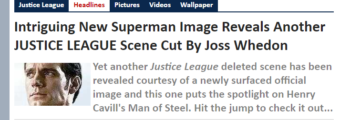 Intriguing New Superman Image Reveals Another JUSTICE LEAGUE Scene Cut By Joss Whedon